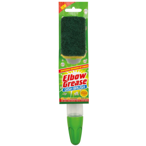 Губка с держателем для мытья посуды Elbow Grease